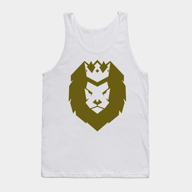 African Lion Inspired Tank Top by Senzsiafrica